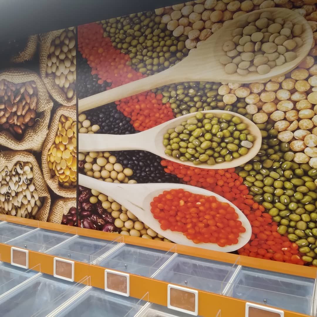 SEÇ AL MARKET'in DÜZCE, BOLU ve GEBZE şubelerinin duvar görselleri